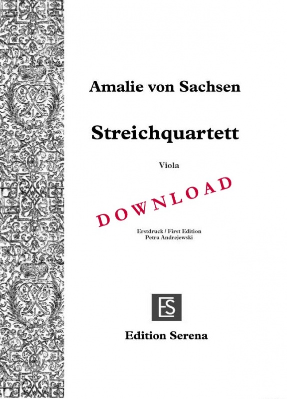 Amalie von Sachsen
Einzelstimme Viola